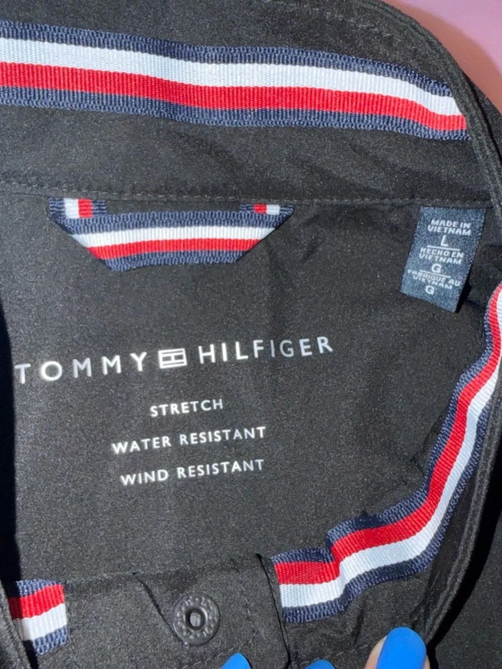 Tommy Hilfiger Boys Black Wind-Resistant Jacket
